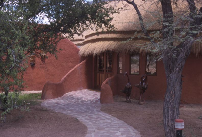 Entrance Okonjima Lodge 